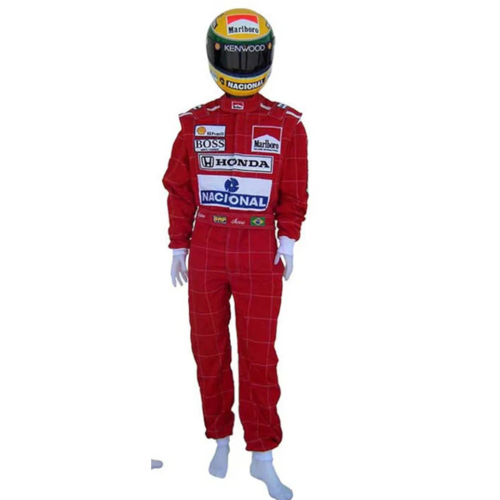 McLaren Formel 1 Team Formel 1 Rennanzug Replika (Ayrton Senna Fan)