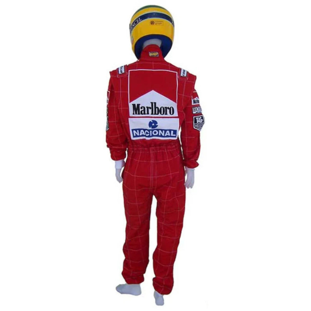 McLaren Formel 1 Team Formel 1 Rennanzug Replika (Ayrton Senna Fan)
