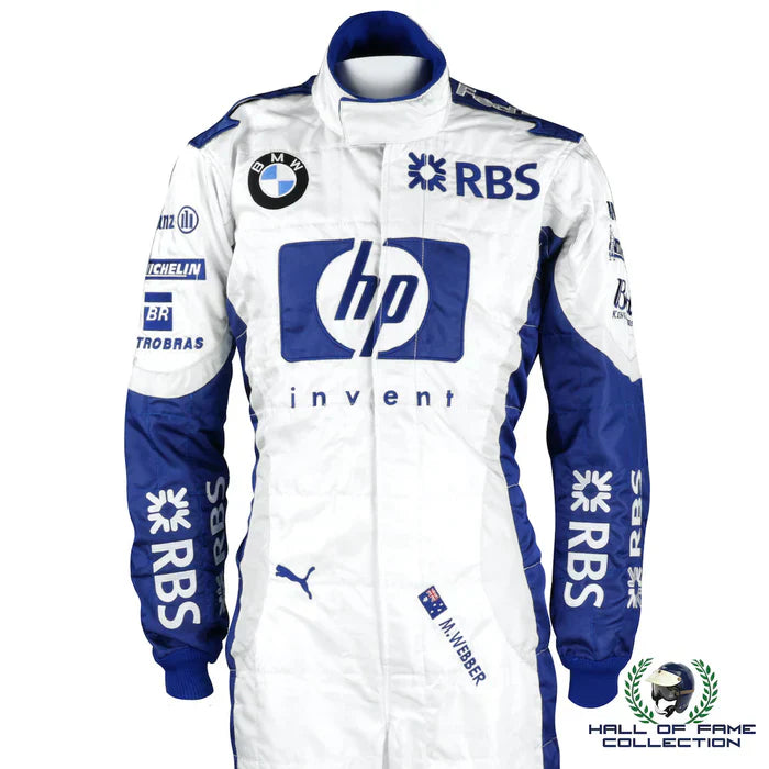 Williams Racing Formel 1 Rennanzug Replik (Mark Webber Rennen 2005)