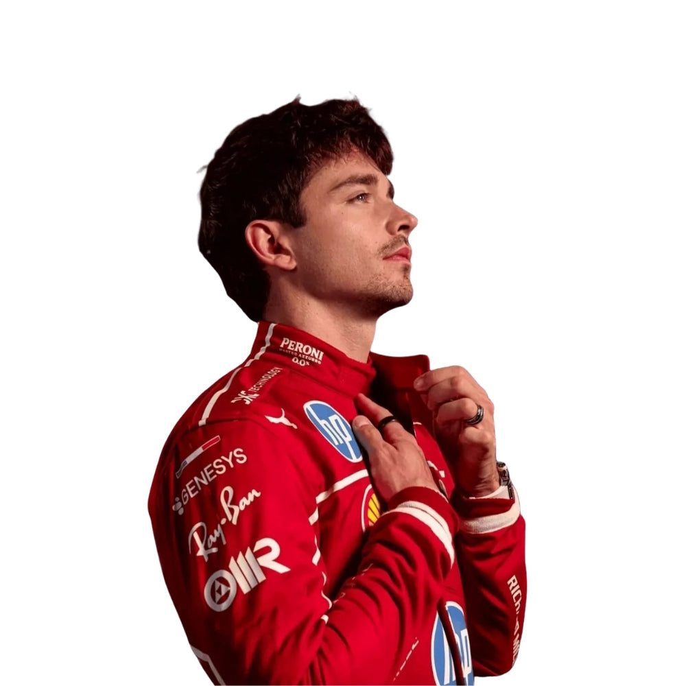Scuderia Ferrari Charles Leclerc 2025 Formel 1 Rennanzug Replik