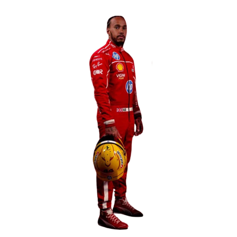 Scuderia Ferrari Lewis Hamilton 2025 Formula 1 Racing Suit Replica