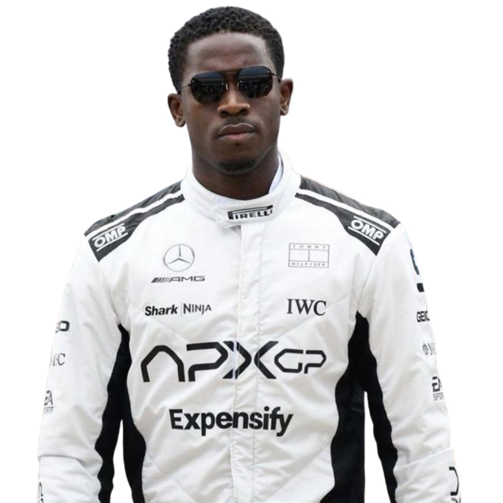APXGP Joshua Pearce 2025 Formel 1 Rennanzug Replik (Film Damson Idris ())
