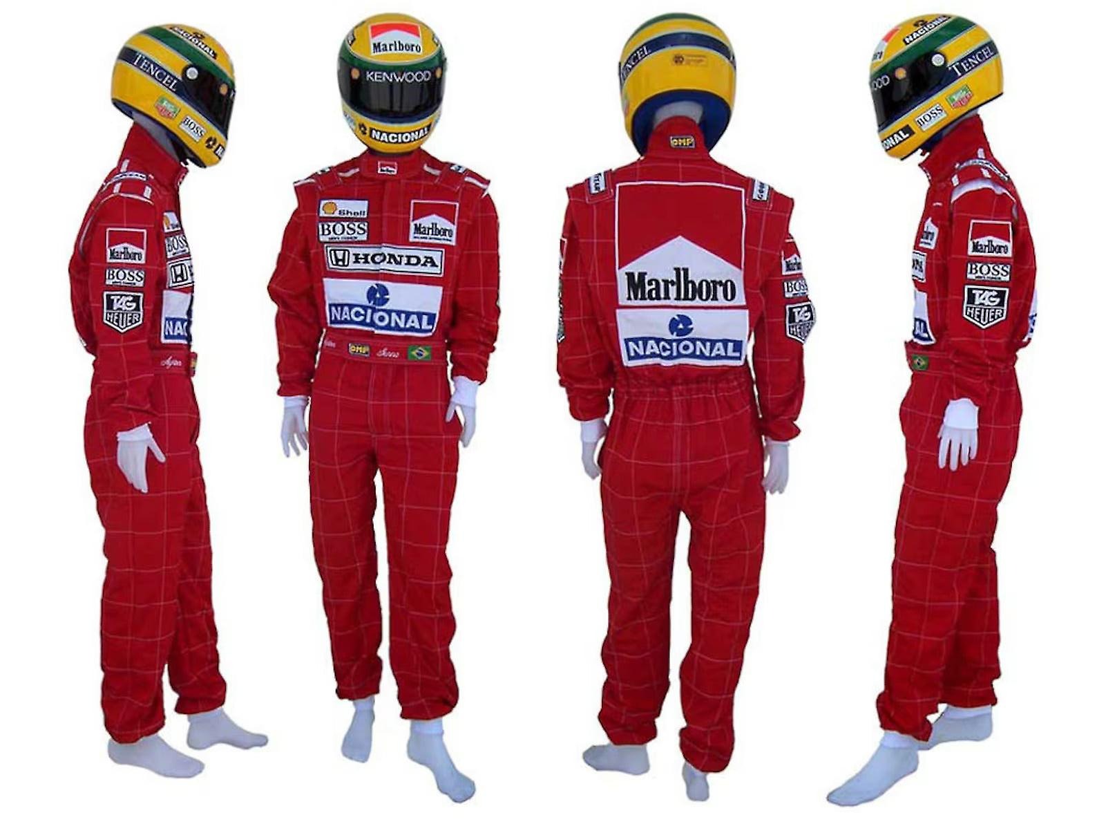 McLaren Formel 1 Team Formel 1 Rennanzug Replika (Ayrton Senna Fan)