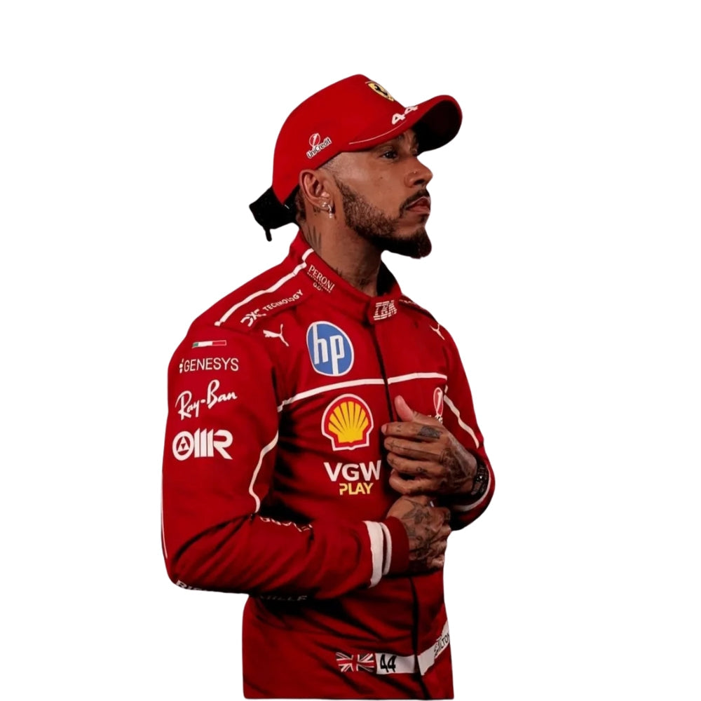 Scuderia Ferrari Lewis Hamilton 2025 Formula 1 Racing Suit Replica