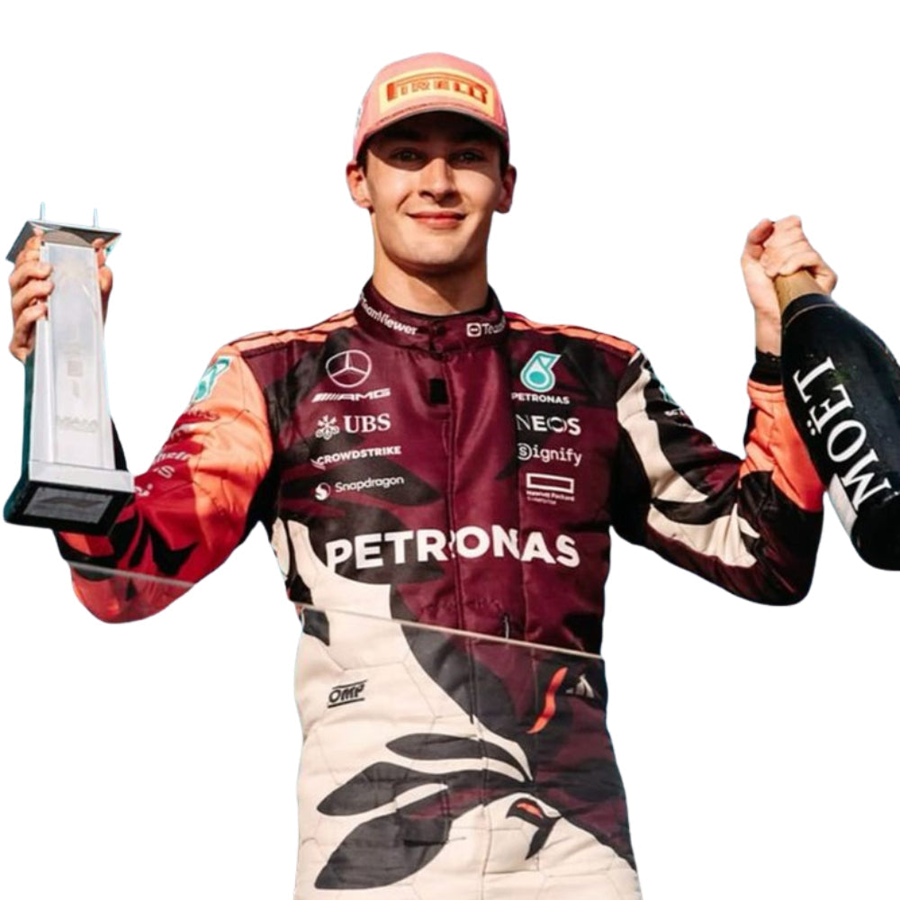 Mercedes-AMG Petronas F1 Team George Russell Formel-1-Rennanzug-Replika 2025 (Miami GP)