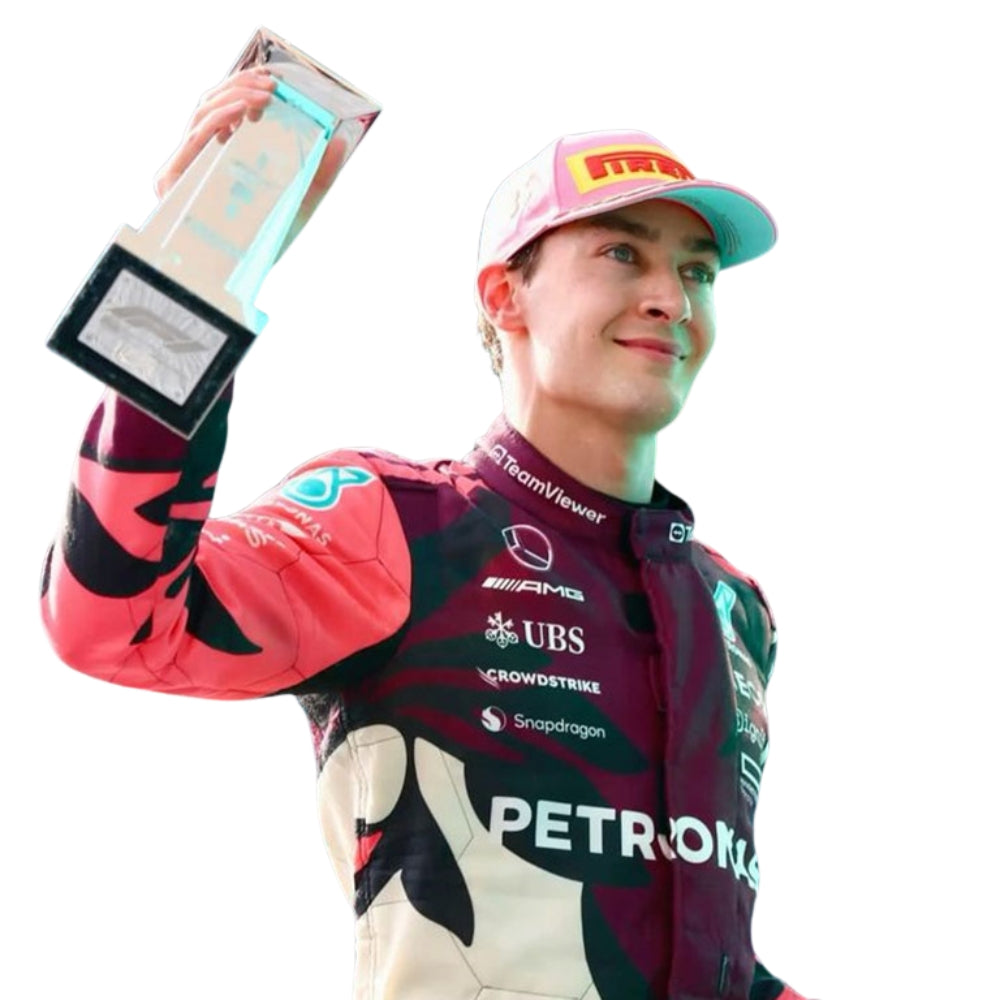 Mercedes-AMG Petronas F1 Team George Russell 2025 Formula 1 Racing Suit Replica (Miami GP)