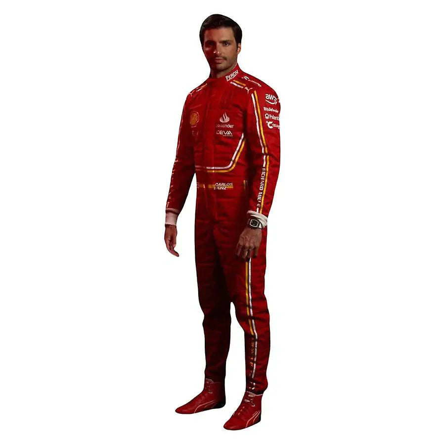 Scuderia Ferrari Carlos Sainz 2024 Formula 1 Racing Suit Replica