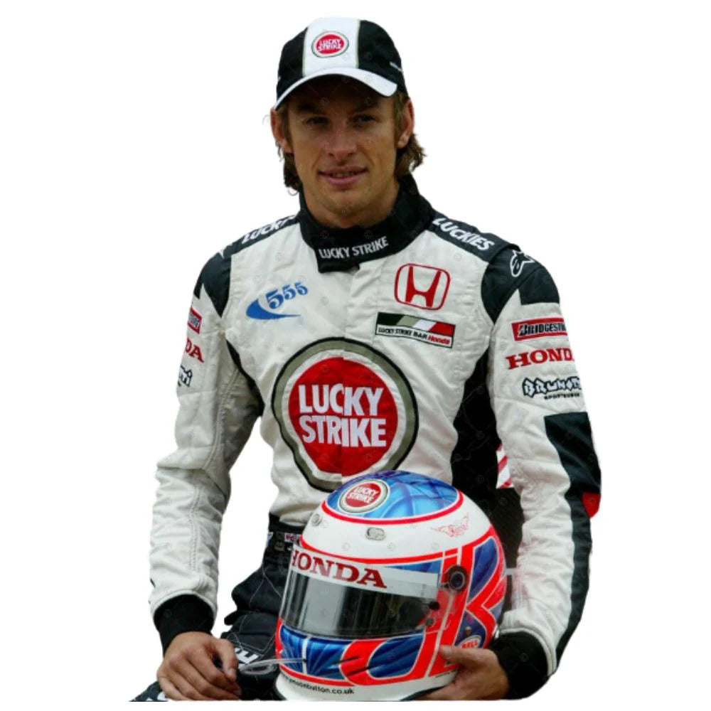 Formel-1-Rennanzug-Replika (Jenson Button BAR Rennen 2003)