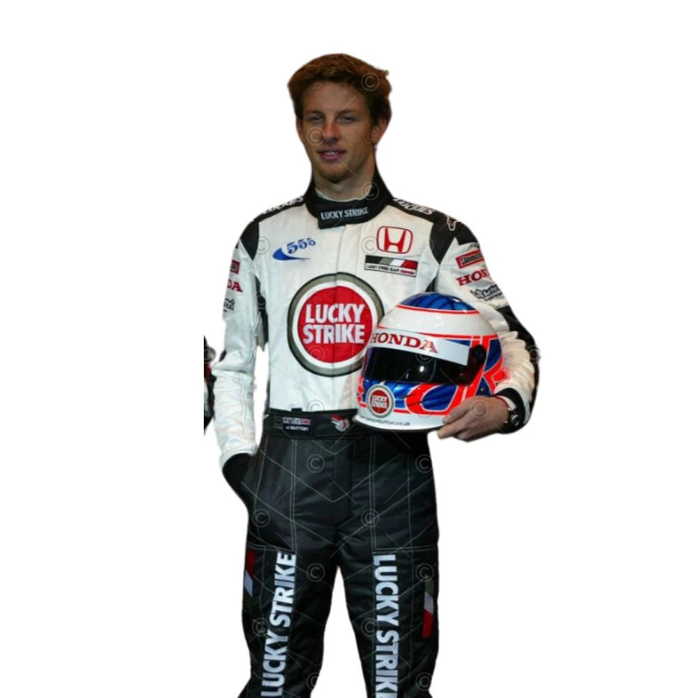 Formel-1-Rennanzug-Replika (Jenson Button BAR Rennen 2003)