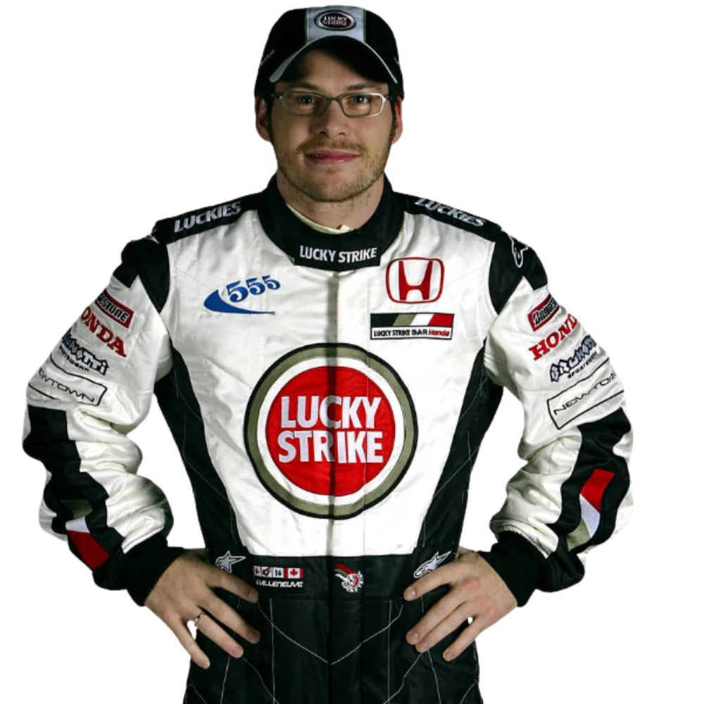 Formel 1 Rennanzug Replik (Jacques Villeneuve BAR Race 2003)