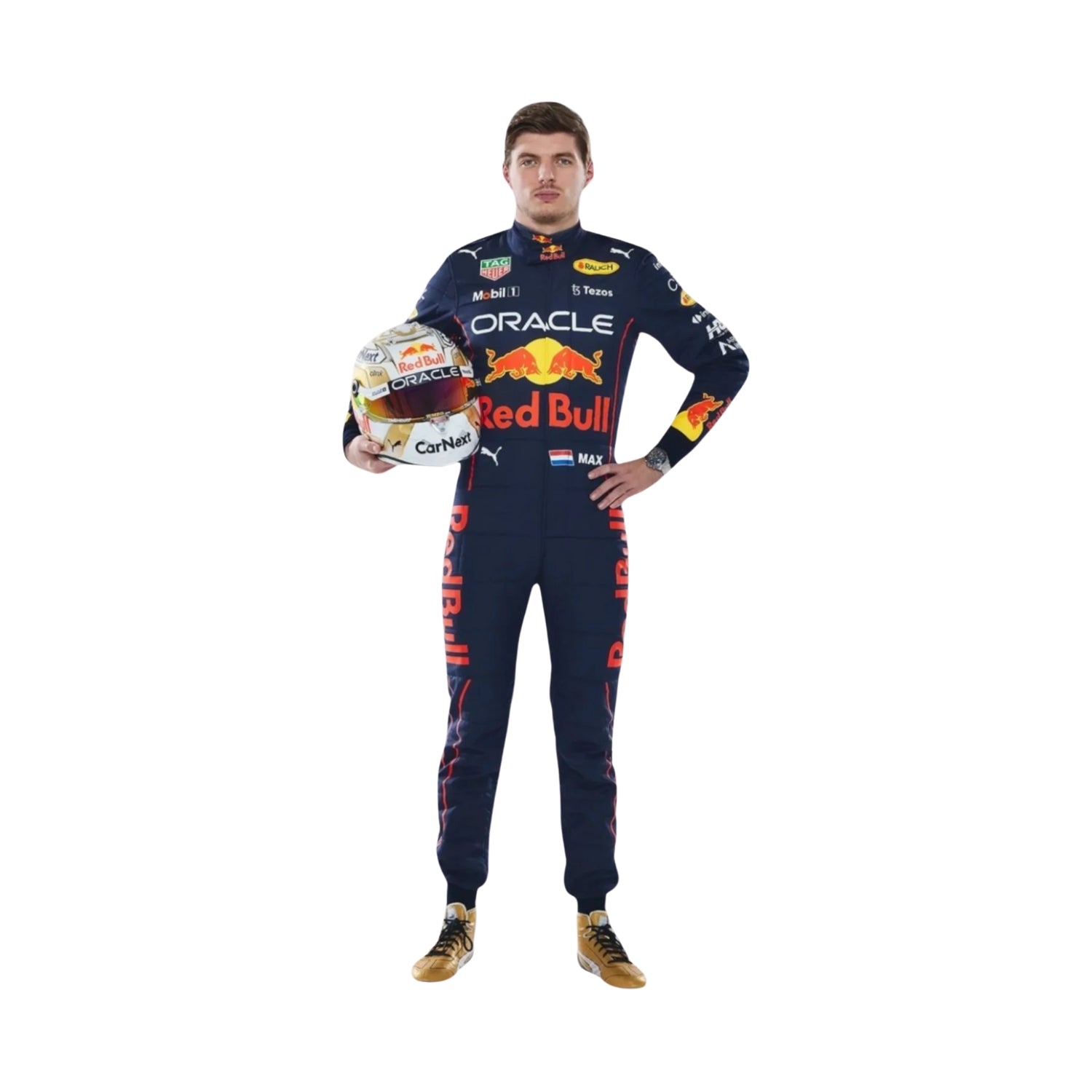 Oracle Red Bull Racing Max Verstappen 2022 Formula 1 Racing Suit Replica