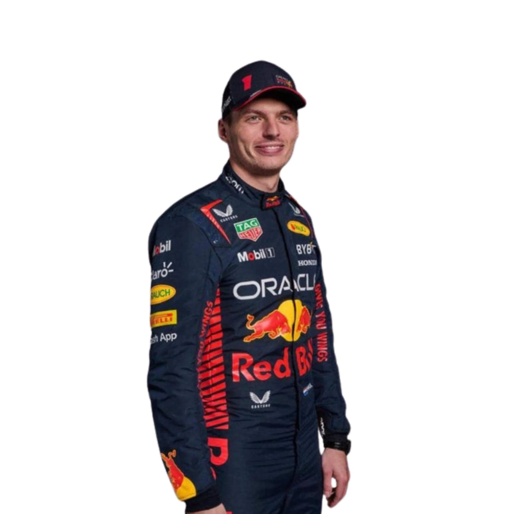 Oracle Red Bull Racing Max Verstappen Formel 1 Rennanzug Replik 2023