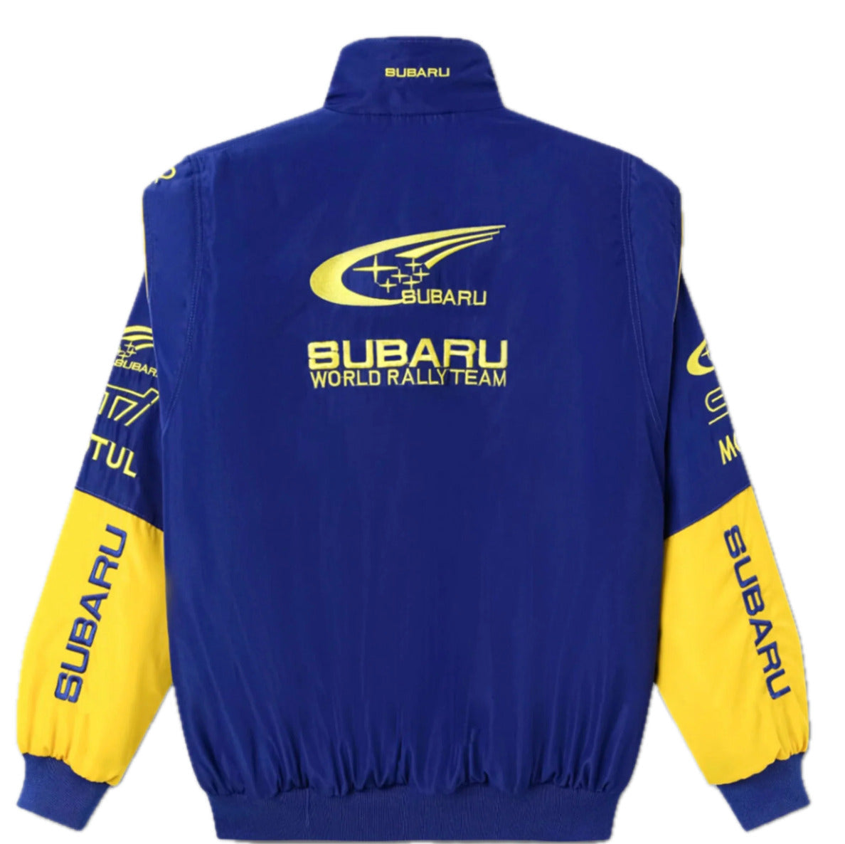 Subaru World Rally Team Formel 1 Vintage Racing Jacke (Rally Blau)
