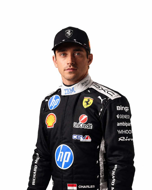 Scuderia Ferrari Charles Leclerc 2026 Special-Edition Black F1 Racing Suit (Singapore Grand Prix)