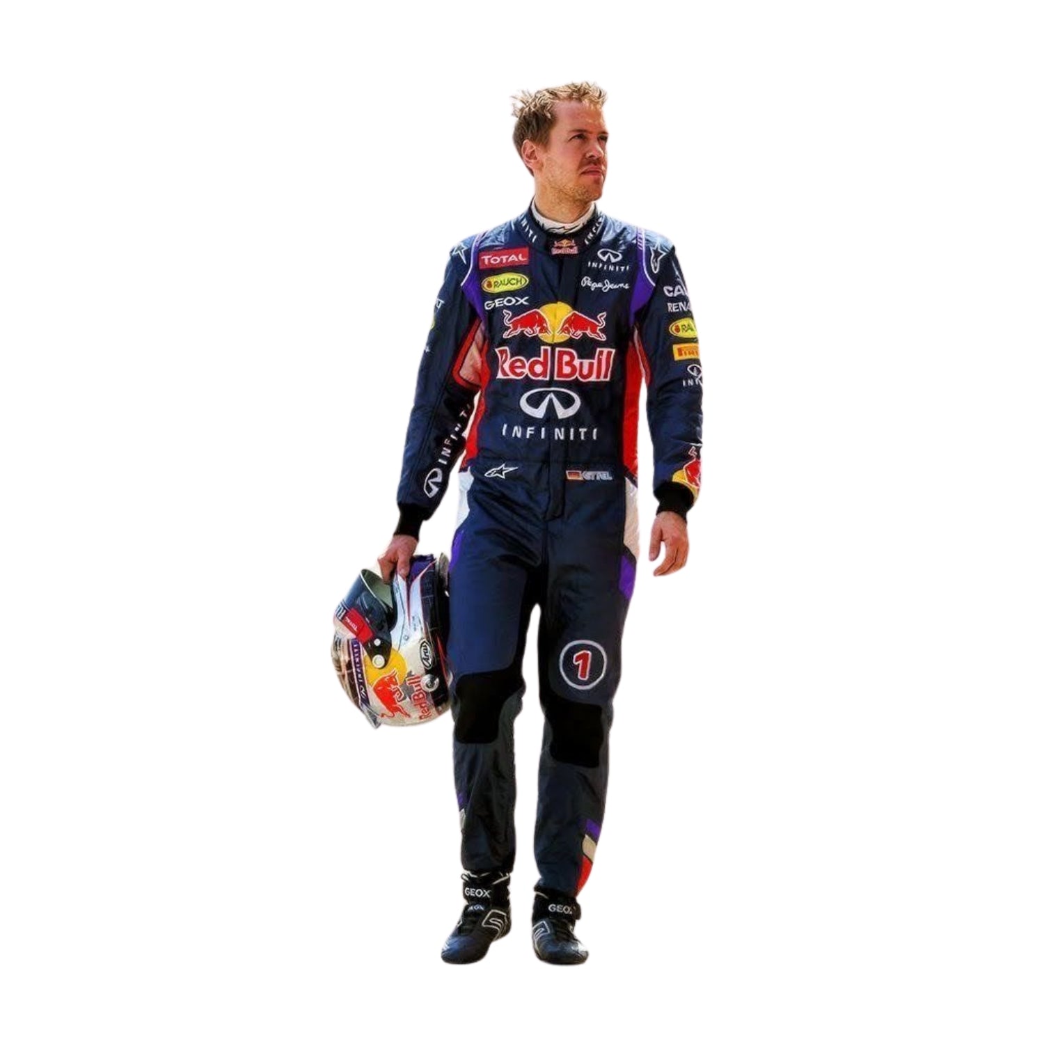 Oracle Red Bull Racing Sebastian Vettel 2014 Formula 1 Racing Suit Replica