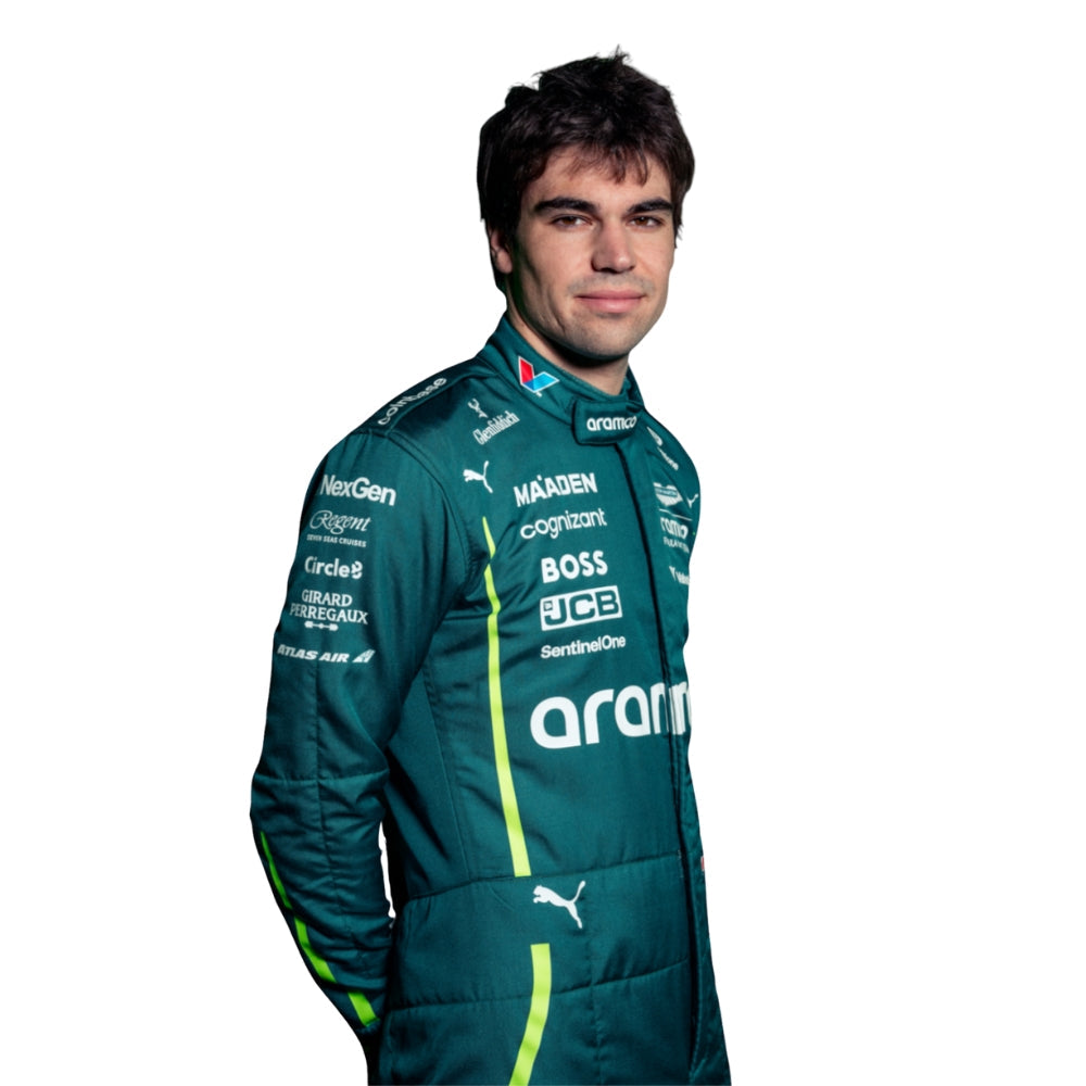 Aston Martin Aramco F1 Team Lance Stroll 2025 Formel 1 Rennanzug Replika