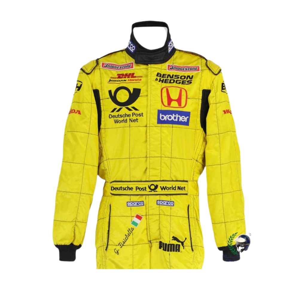 Formel-1-Rennanzug-Replika (Giancarlo Fisichella Jaguar Race 2002)