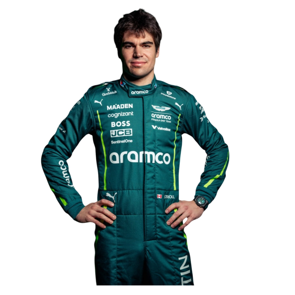 Aston Martin Aramco F1 Team Lance Stroll 2025 Formel 1 Rennanzug Replika