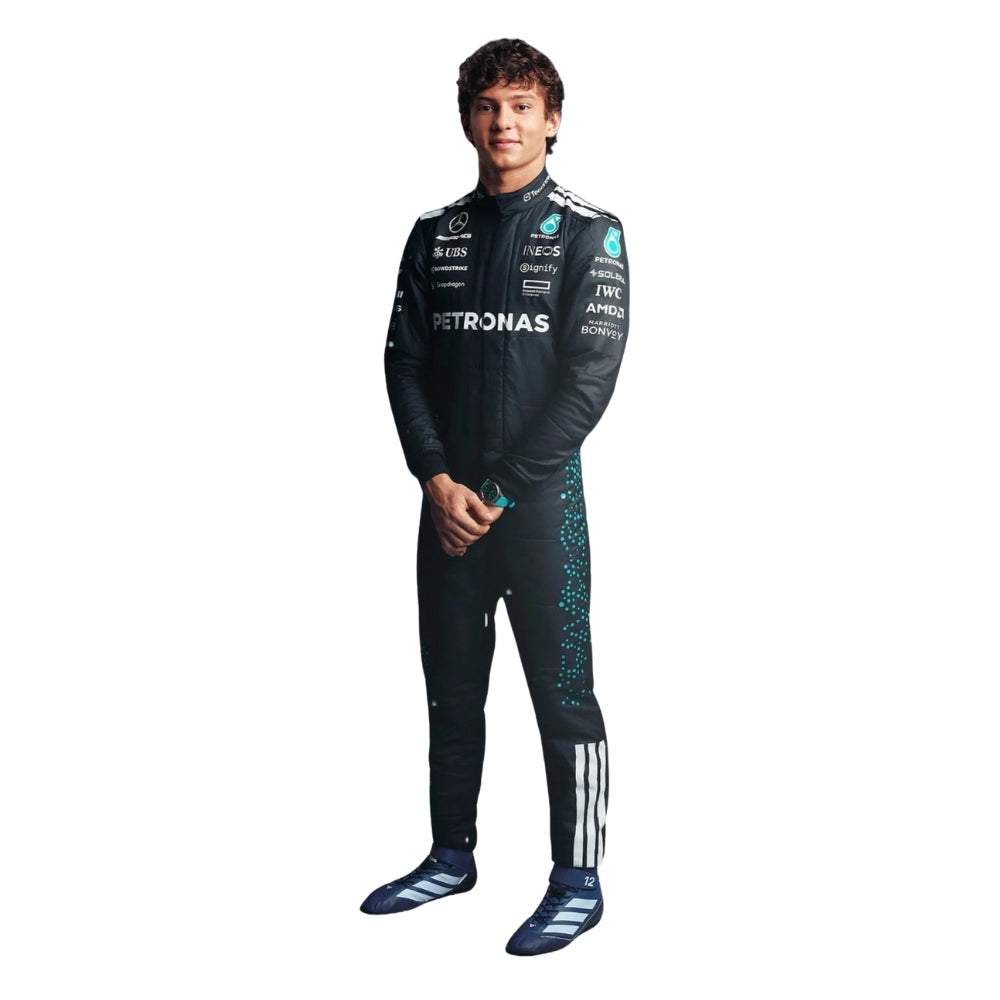 Mercedes-AMG Petronas F1 Team Kimi Antonelli 2025 Formel 1 Rennanzug Replik
