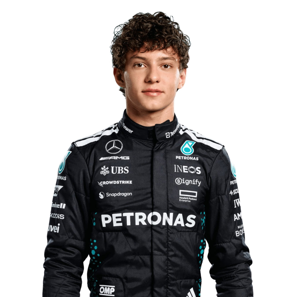 Mercedes-AMG Petronas F1 Team Kimi Antonelli 2025 Formel 1 Rennanzug Replik