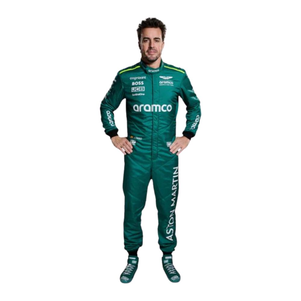 Aston Martin Aramco F1 Team Fernando Alonso 2024 Formel 1 Rennoverall Replica