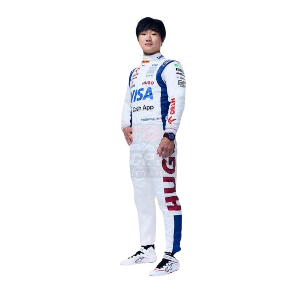 Scuderia AlphaTauri Yuki Tsunoda 2024 Formula 1 Racing Suit Replica