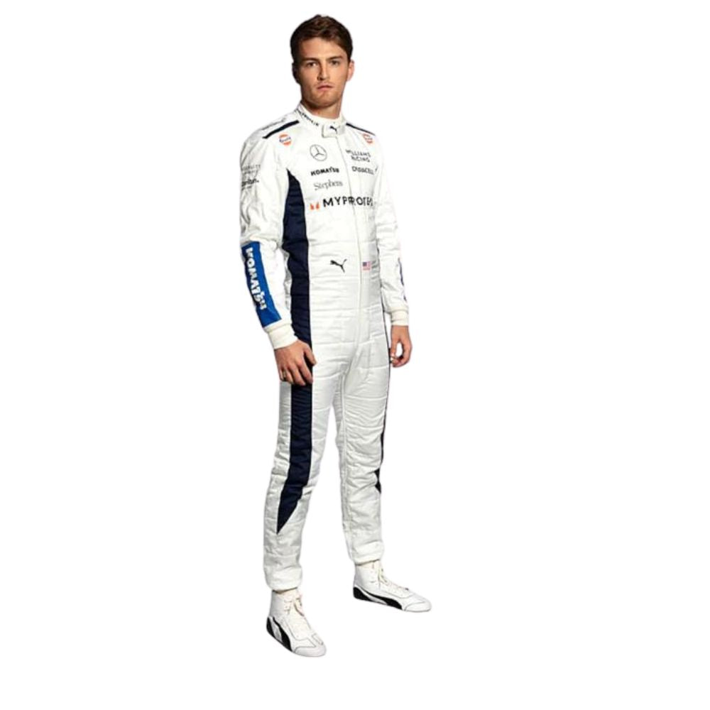 Williams Racing Logan Sargeant 2024 Formel 1 Rennanzug Replik