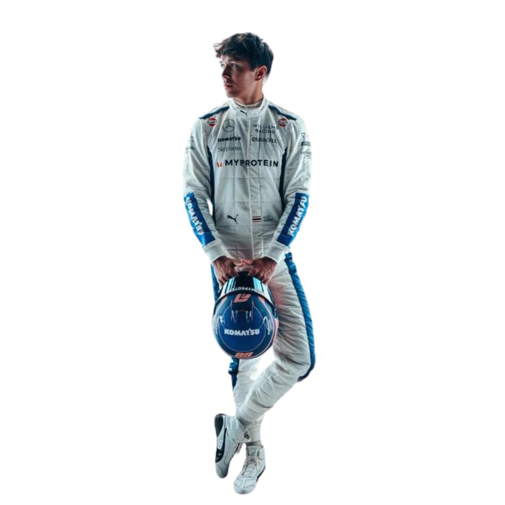 Williams Racing Alex Albon 2024 Formel 1 Rennanzug Replik