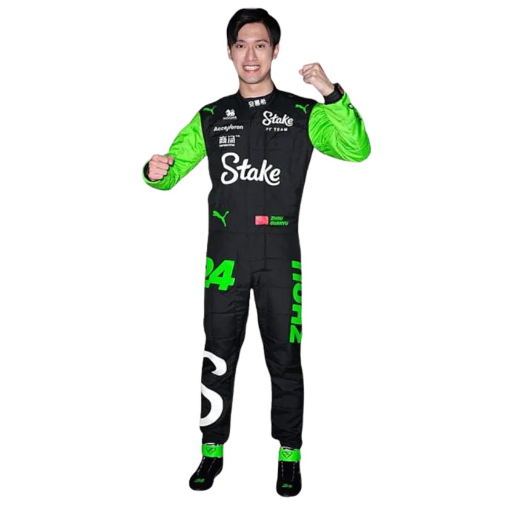 Alfa Romeo F1 Team Zhou Guanyu 2024 Formel 1 Rennoverall Replik