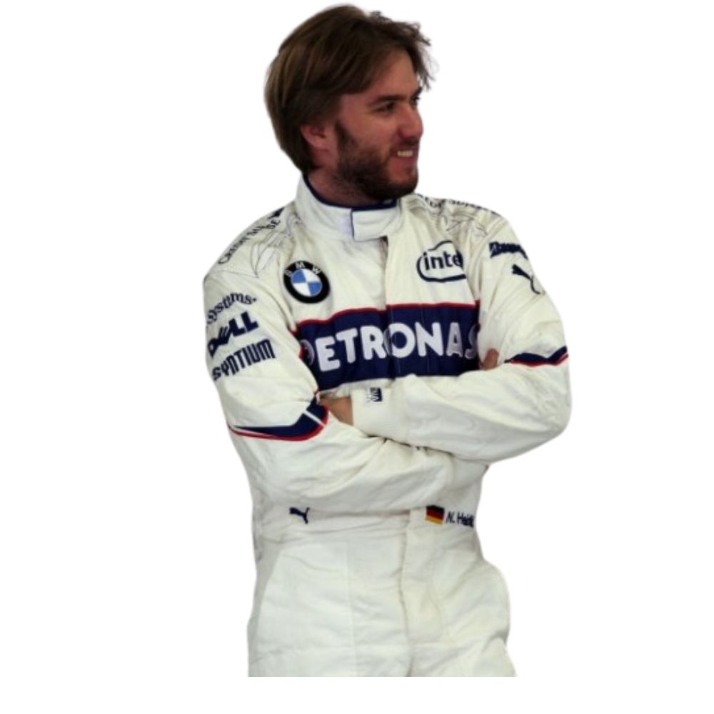 Stake F1 Team Kick Sauber Formel 1 Rennanzug Replik (BMW: Nick Heidfelds Rennen 2008)