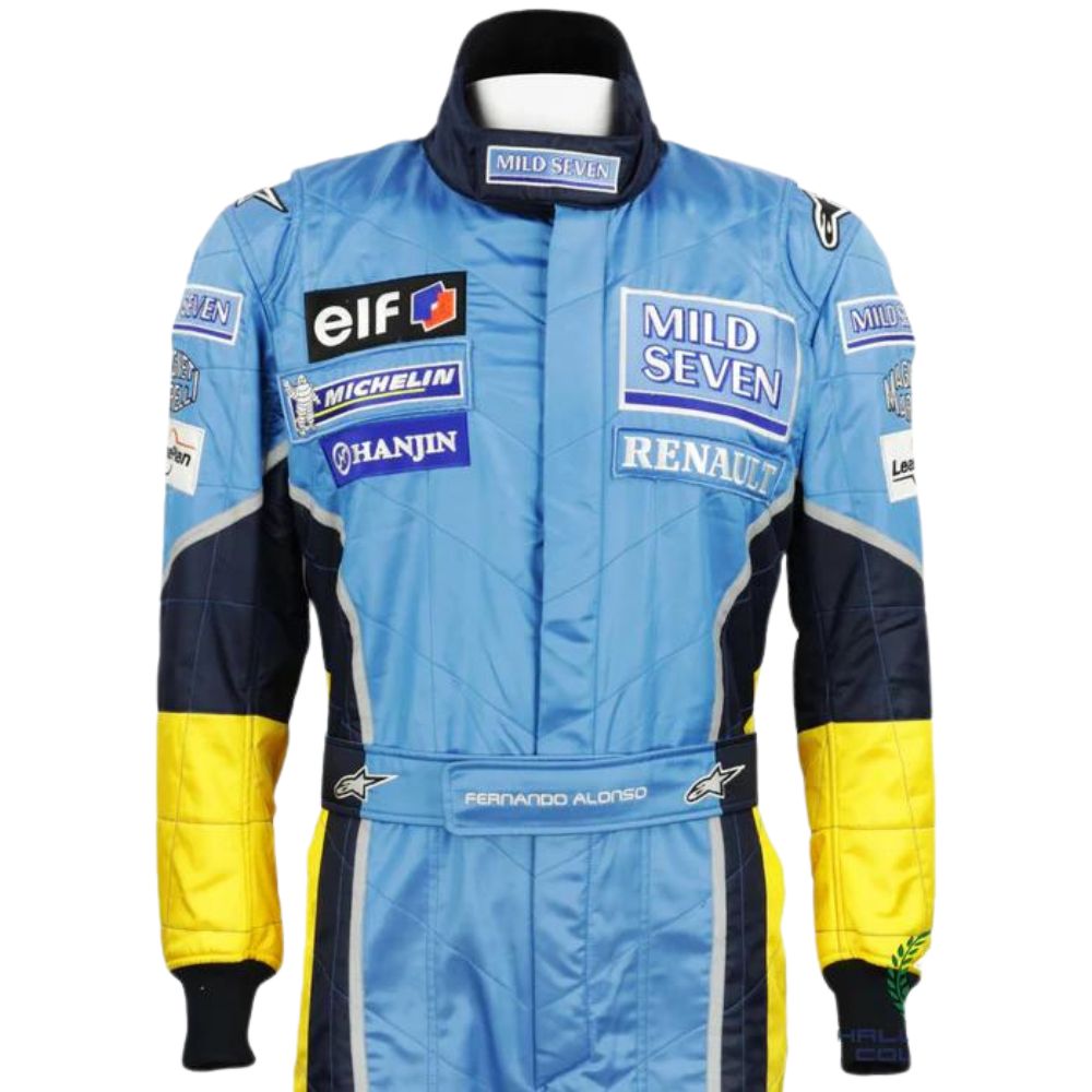Renault F1 Team Fernando Alonso Formula 1 Racing Suit Replica (Race 2003s)