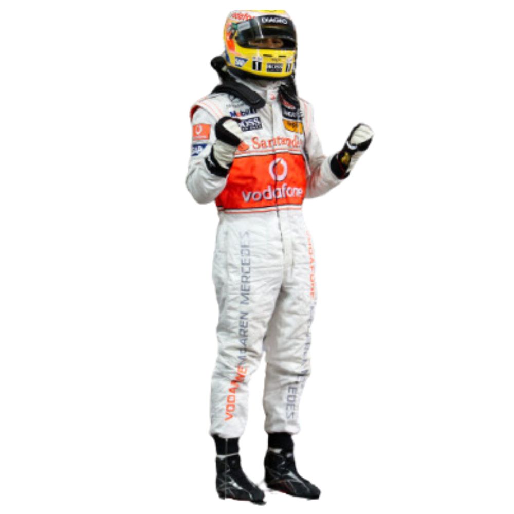 Mercedes-AMG Petronas F1 Team Lewis Hamilton Formel-1-Rennanzug Replik (Rennen der 2000er Jahre)