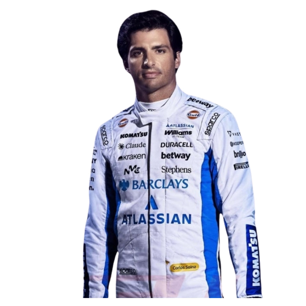 Williams Racing Carlos Sainz 2026 Formula 1 Racing Suit Replica (Race)