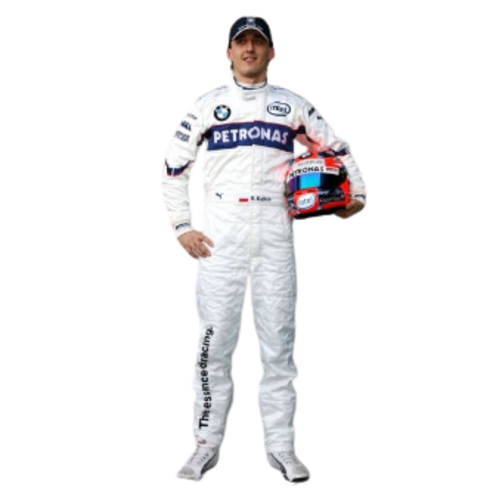 Stake F1 Team Kick Sauber Formula 1 Racing Suit Replica (BMW : Robert Kubica Race 2008s)