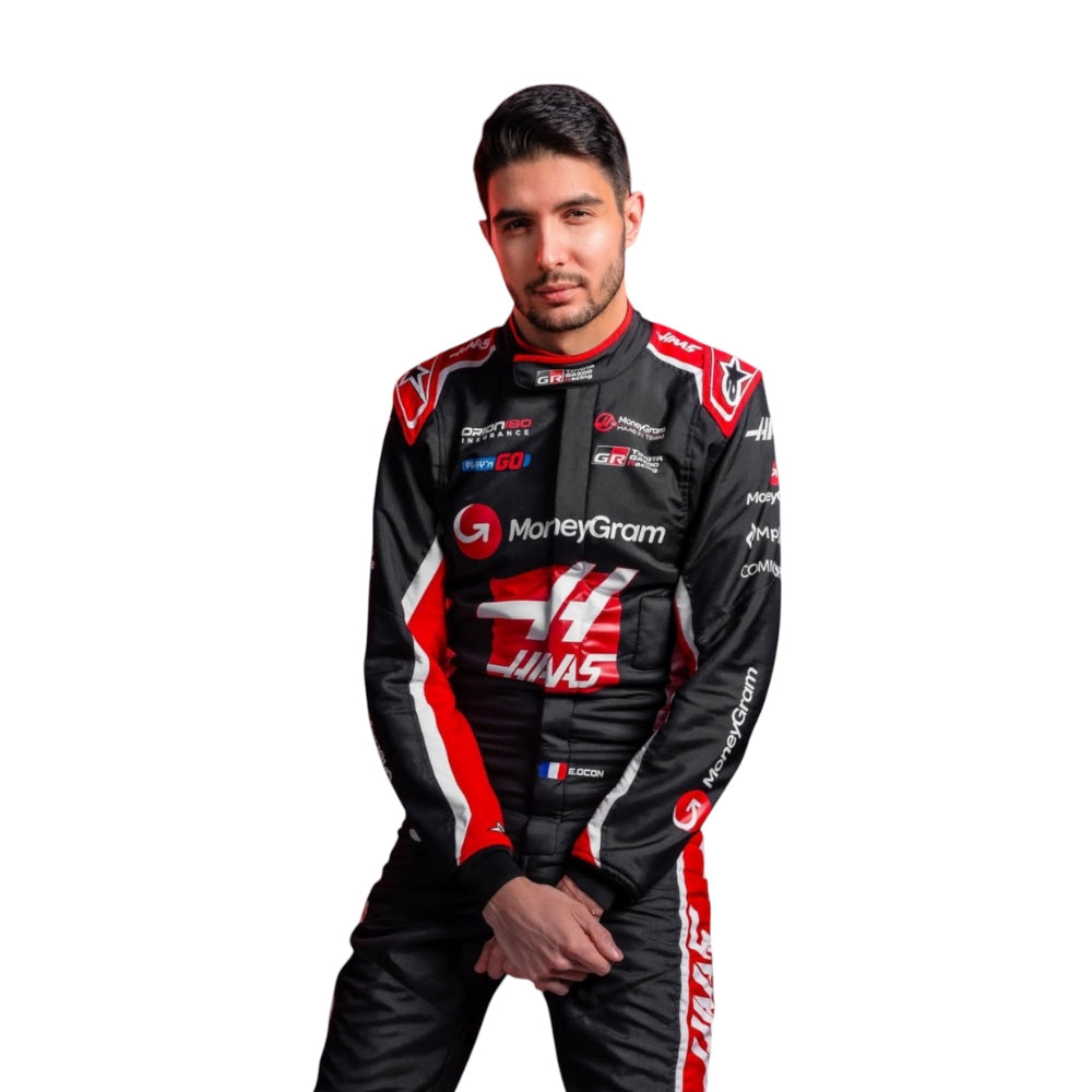 Haas F1 Team Esteban Ocon 2025 Formula 1 Racing Suit Replica (Team)