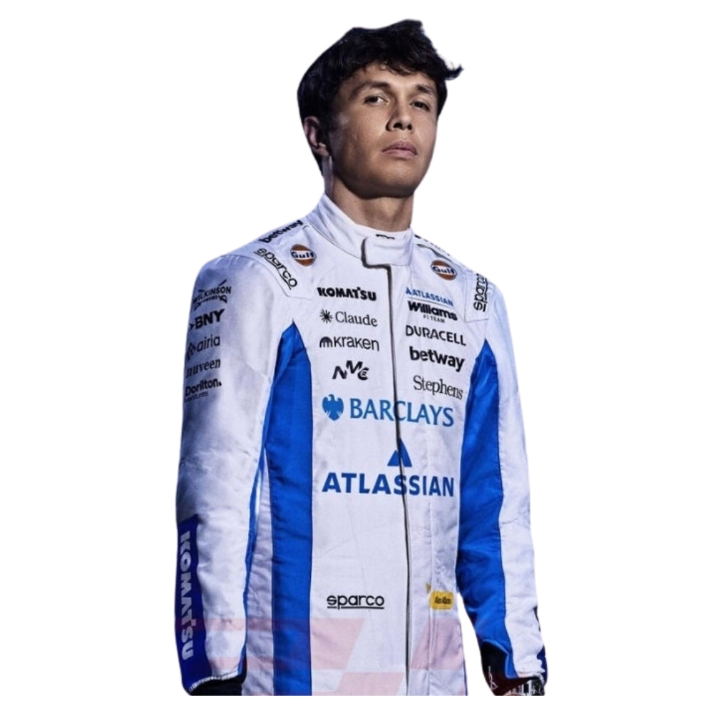 Williams Racing Alexander Albon 2026 Formula 1 Racing Suit Replica (Race)