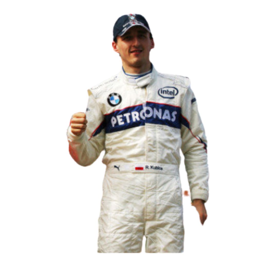 Stake F1 Team Kick Sauber Formula 1 Racing Suit Replica (BMW : Robert Kubica Race 2008s)
