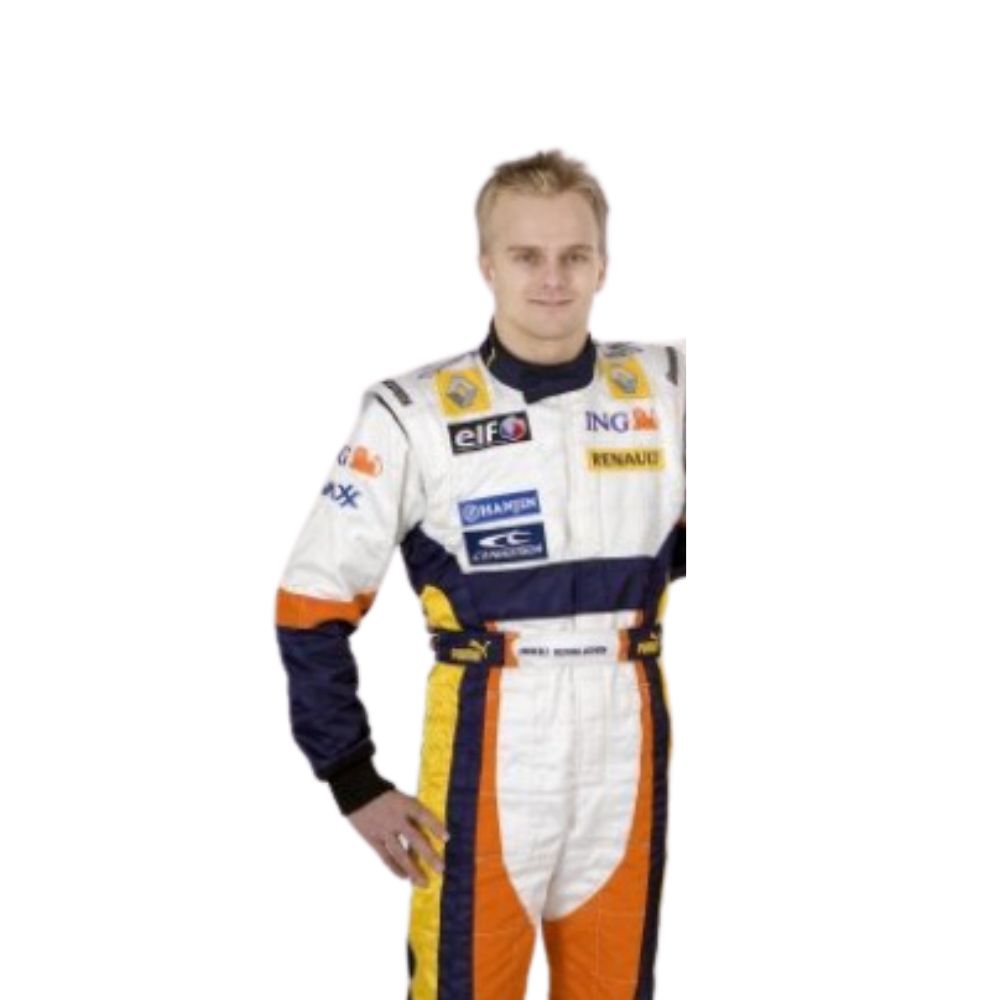 Renault F1 Team 2007 Formel 1 Rennanzug Replik (Rennen Heikki Kovalainen)