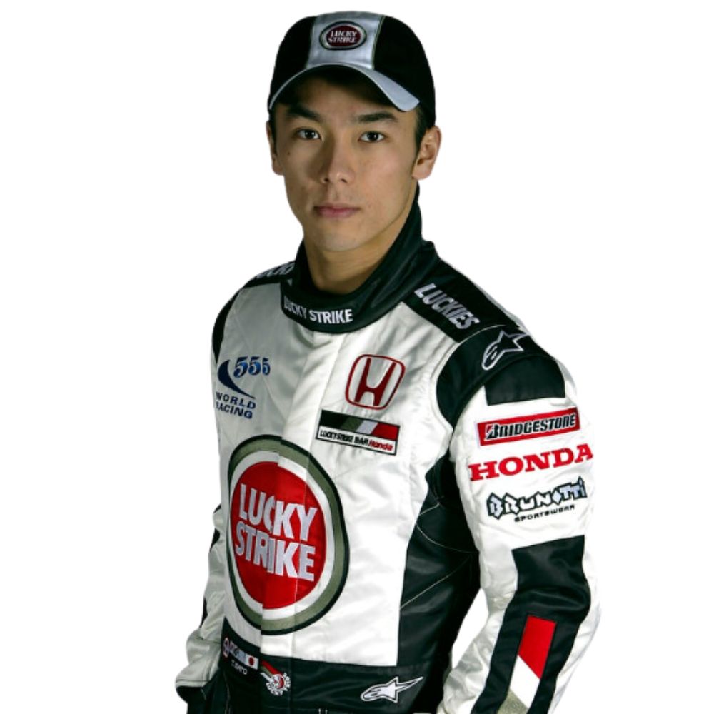 Formel-1-Rennanzug-Replika (Takuma Sato BAR Race 2003er)