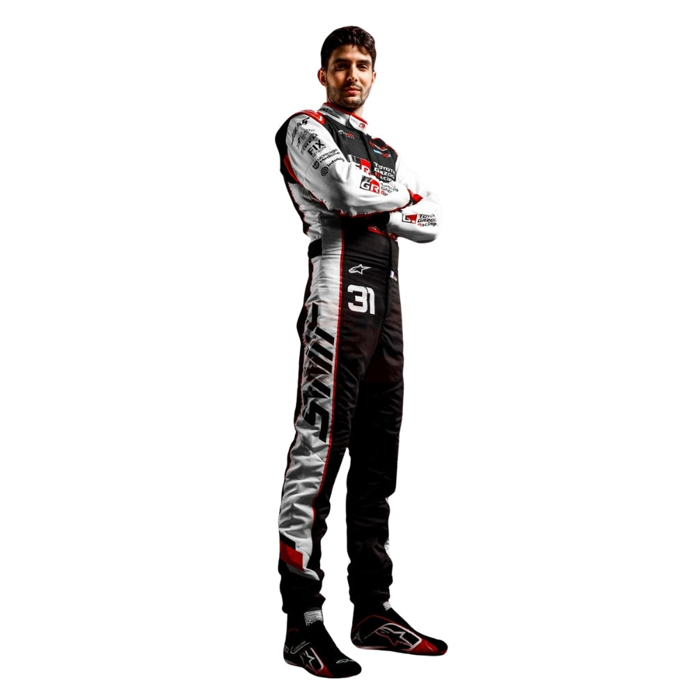 Haas F1 Team Esteban Ocon 2026 Formula 1 Racing Suit Replica (Race)