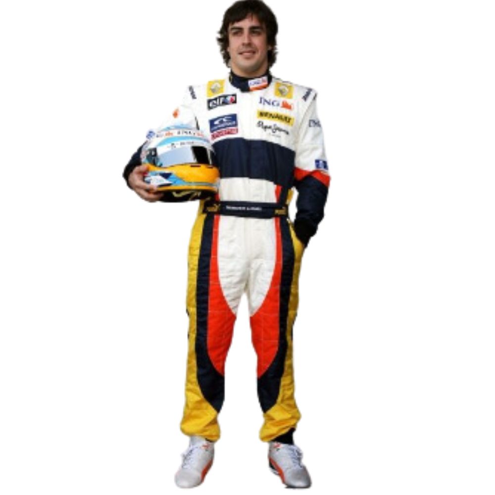 Renault F1 Team Fernando Alonso Formula 1 Racing Suit Replica (: Race 2008s)
