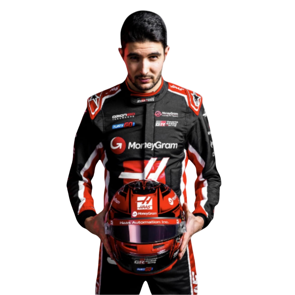 Haas F1 Team Esteban Ocon 2025 Formel 1 Rennanzug Replik (Team)
