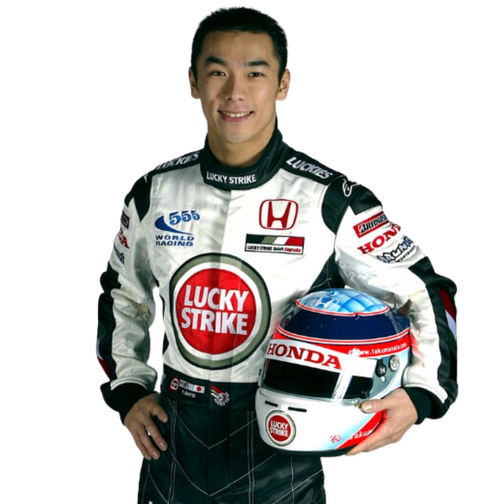 Formel-1-Rennanzug-Replika (Takuma Sato BAR Race 2003er)