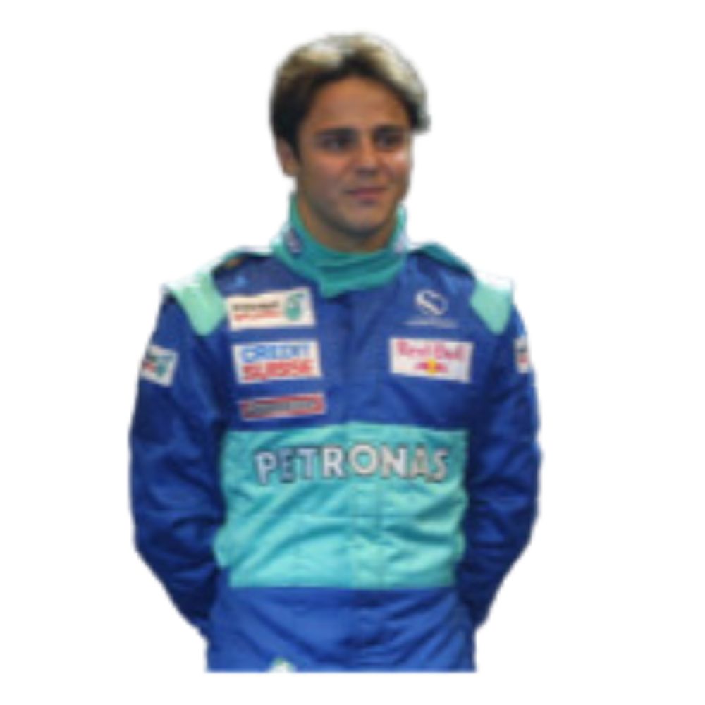 Stake F1 Team Kick Sauber Formel-1-Rennanzug-Replik (Felipe Massa Rennen 2002)
