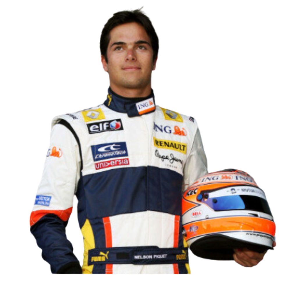 Renault F1 Team Formel-1-Rennanzug-Replika (Nelson Piquet Jr. Rennen 2008)