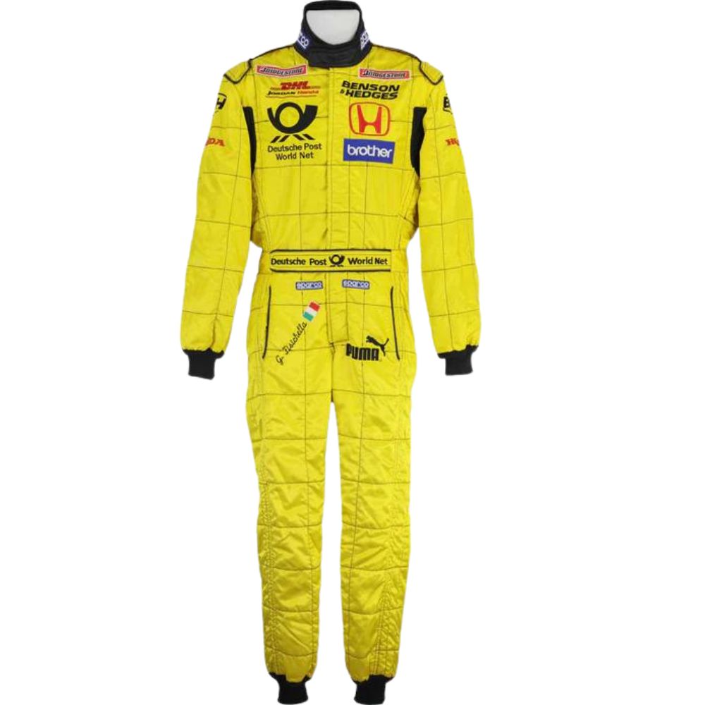 Formel-1-Rennanzug-Replika (Giancarlo Fisichella Jaguar Race 2002)