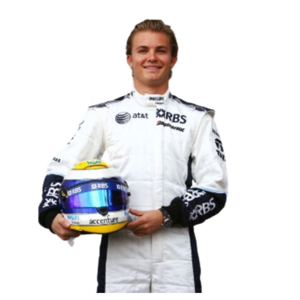 Williams Racing 2007 Formel 1 Rennanzug Replika (Rennfahrer Nico Rosberg)