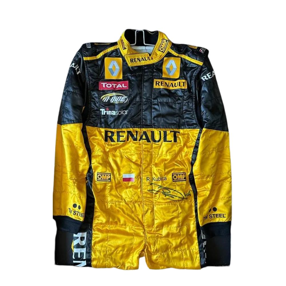 Renault F1 Team Formel 1 Rennoverall Replik (Robert Kubica Rennen aus den 2010er-Jahren)