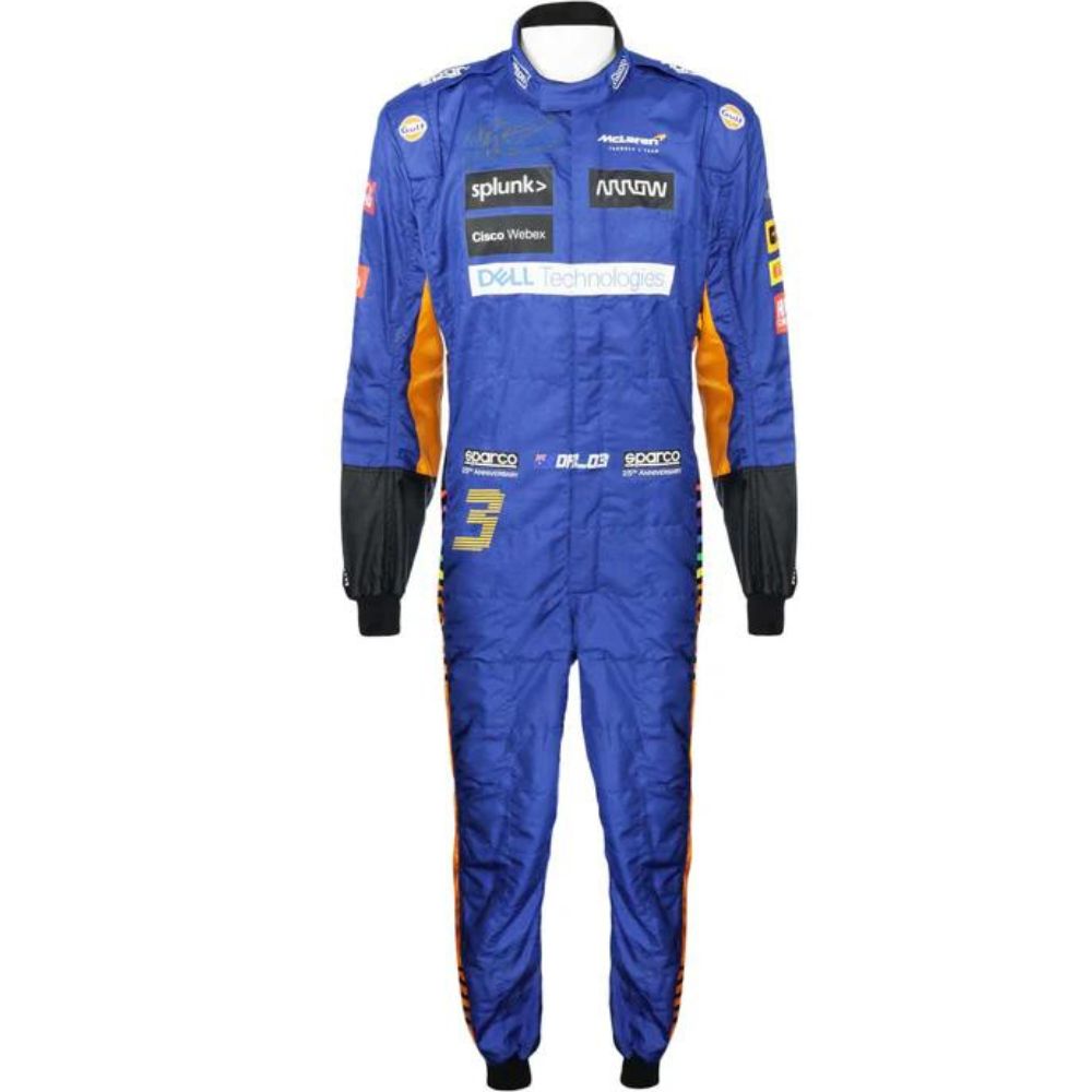 McLaren Formel-1-Team Daniel Ricciardo 2021 Formel-1-Rennanzug Replik (Rennversion)