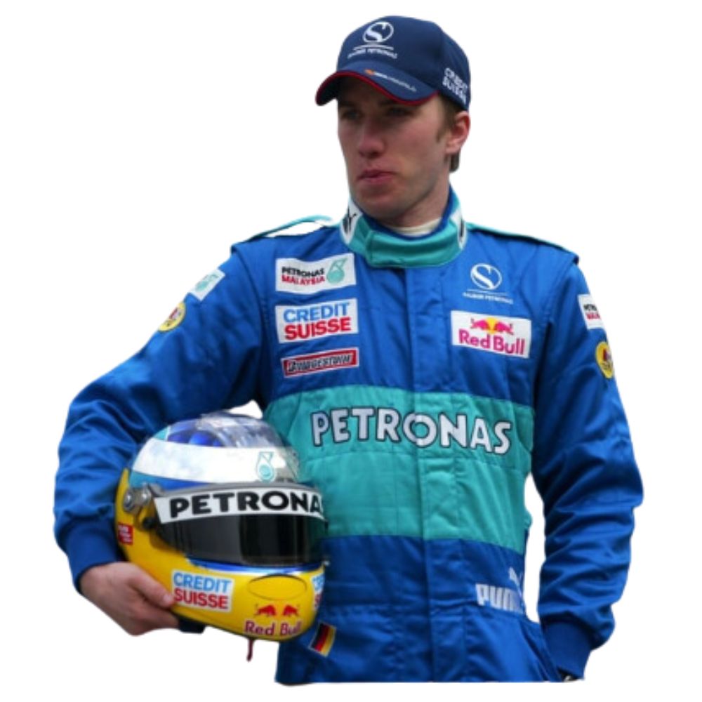 Stake F1 Team Kick Sauber Formel-1-Rennanzug-Replik (Nick Heidfeld Rennen 2003)